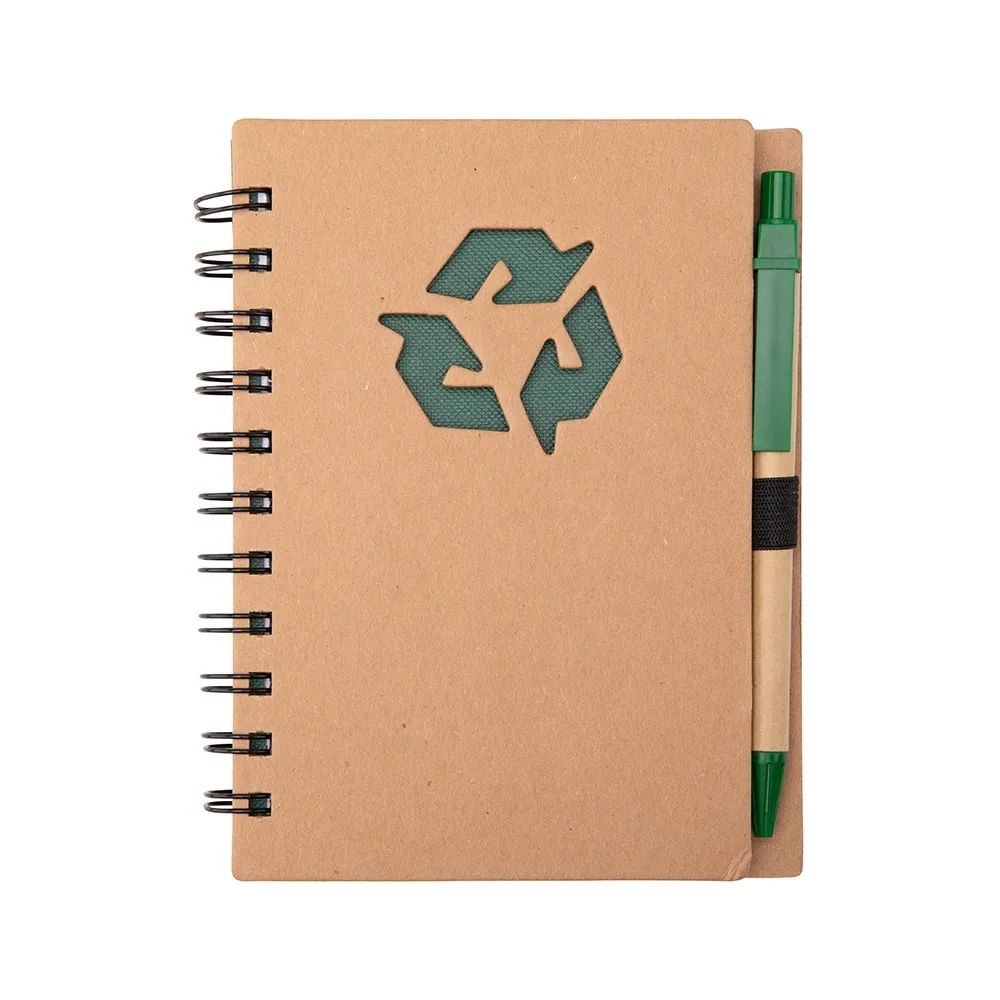 Caderno Ecológico com Caneta