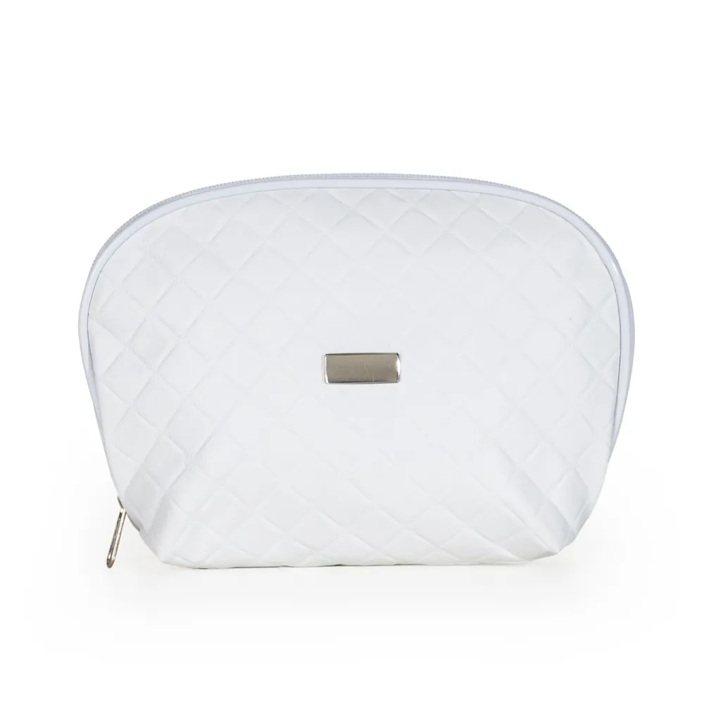 [05440151031] Necessaire de Couro Sintético Matelassê (Branco 05, 1)