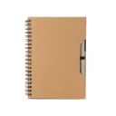 Caderno com Caneta Reciclado