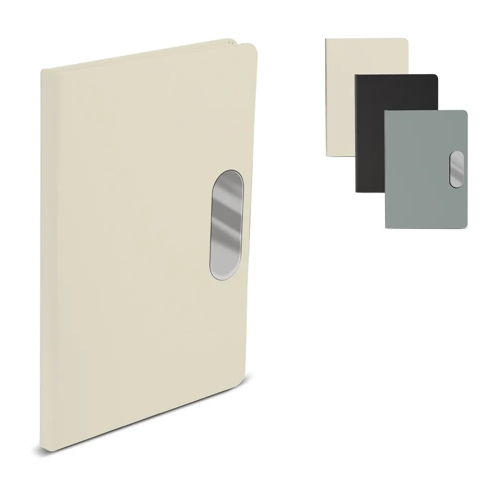 [75160198191] Caderno com Placa em Metal (Bege 75, 19 - Impressão Digital D, 1)