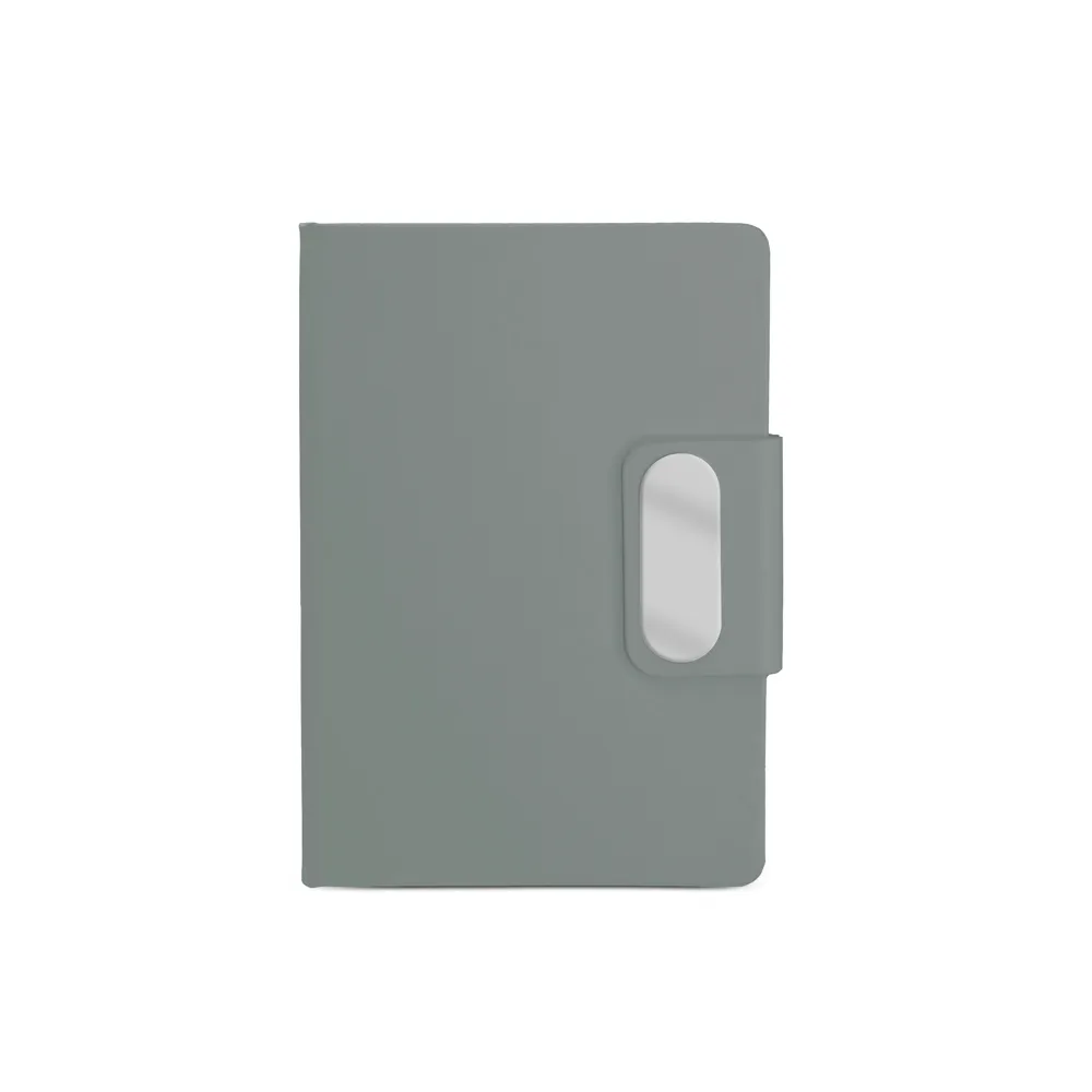 Caderno com Placa em Metal