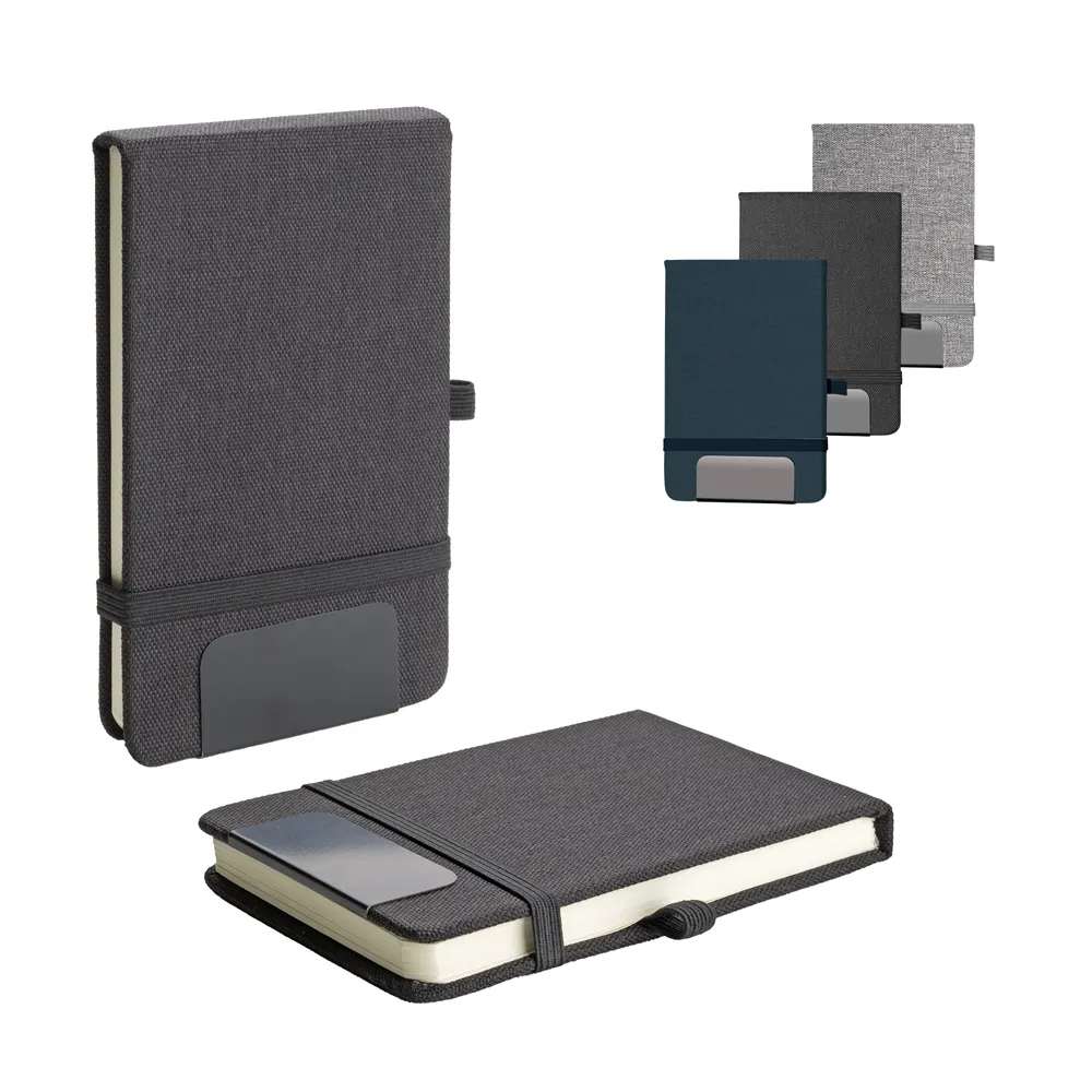 [06160200401] Mini Caderno (Cinza 06, 40 - Transfer Têxtil, 1)