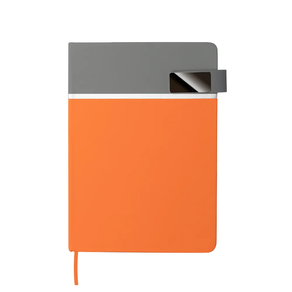 [10160205191] Caderno A5 em PU (21X15cm) (Laranja 10, 19 - Impressão Digital D, 1)