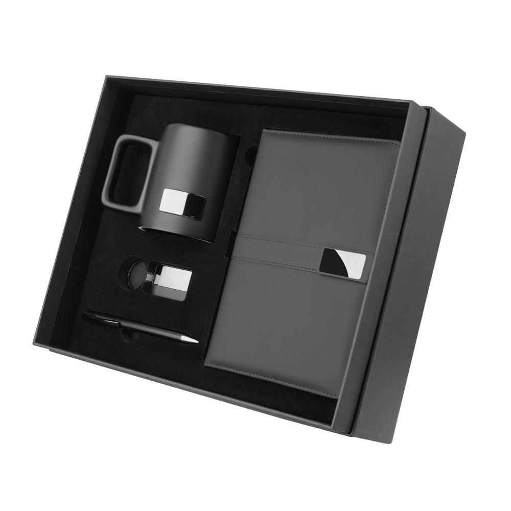 [14170061005] Kit Escritório (03 - Laser metal KIT 2, 02 - Silk Plano)