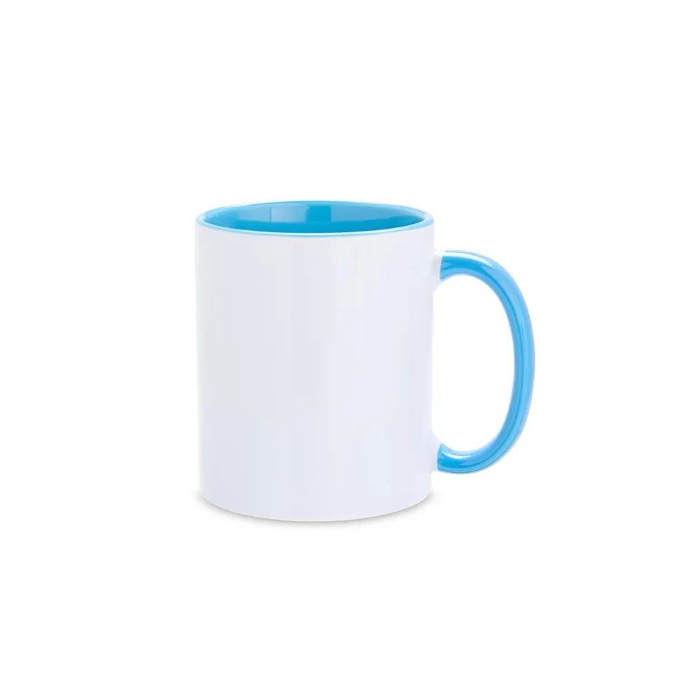 [03040002051] Caneca Cerâmica 330Ml  (Azul Claro 03, 1)