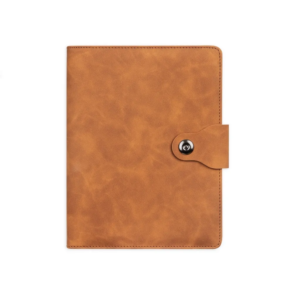 [12160211021] Caderno Fichário PU (Marrom 12, 1)
