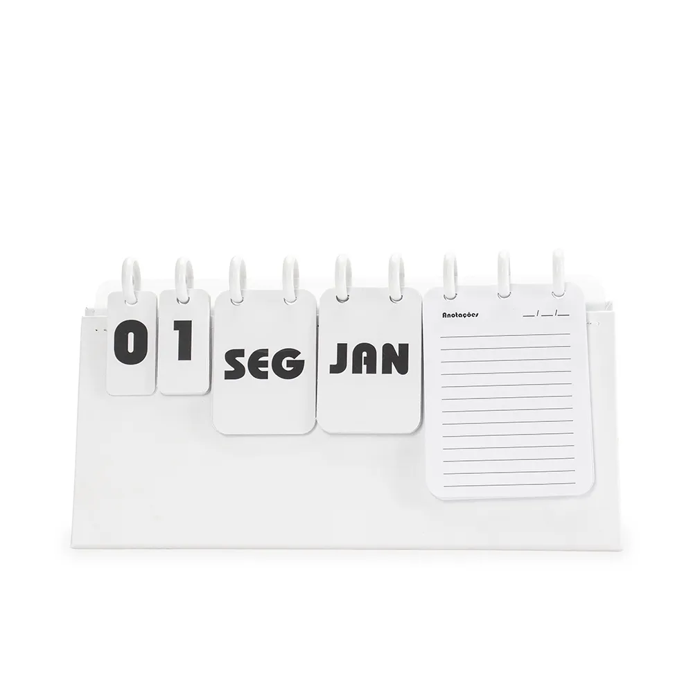 [05190007021] Calendário Permanente de Mesa Disco (Branco 05, 1)