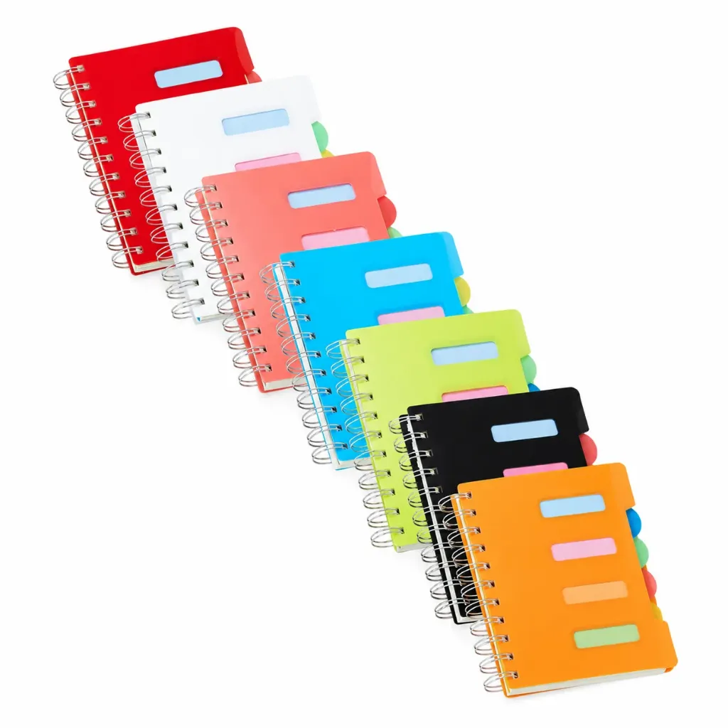 Caderno Pequeno com Divisórias