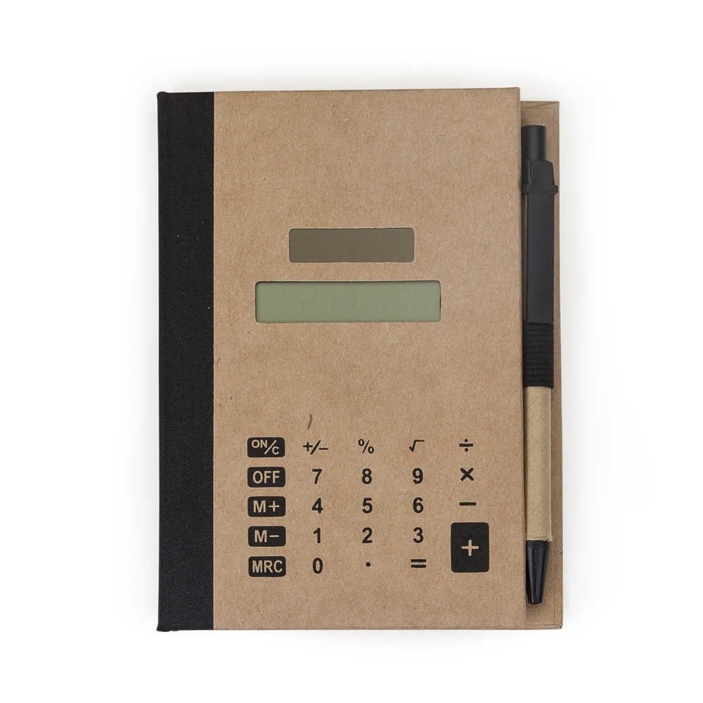 [81150074001] Bloco de Anotações C/ Autoadesivos e Calculadora (02 - Silk Plano, 01 - Tampografia A)