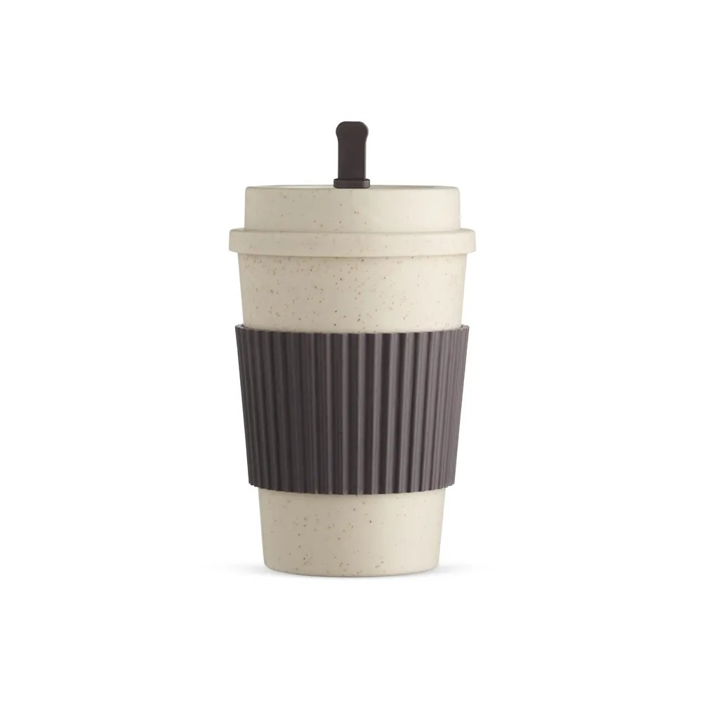 [06060072021] Copo Fibra de Trigo 450ml (Cinza 06, 02 - Silk Cilíndrico, 1)