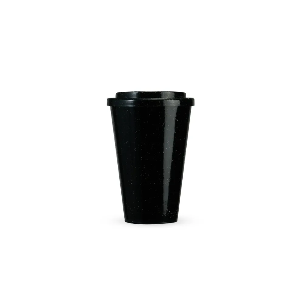 [14060074021] Copo Fibra de Madeira 450ml (Preto 14, 02 - Silk Cilíndrico, 1)