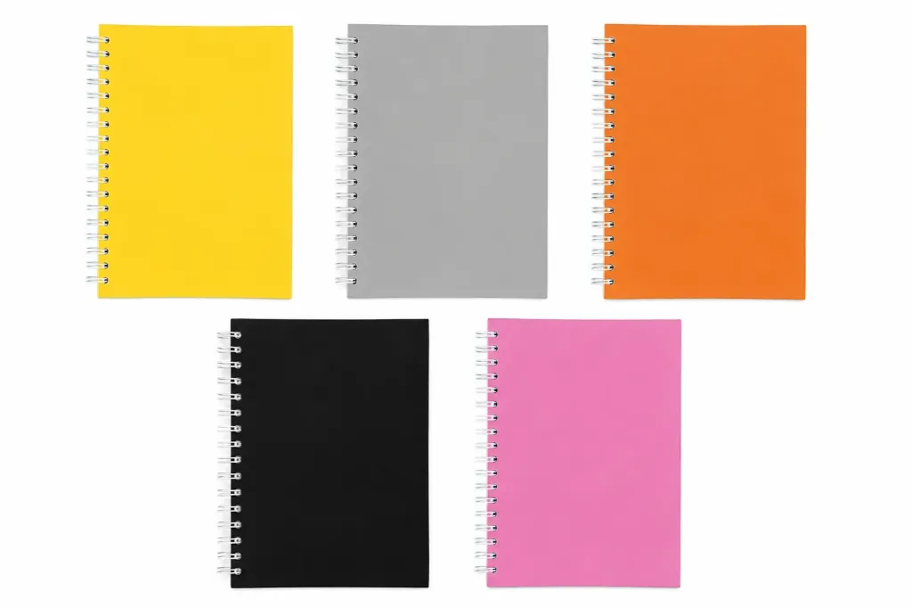 Caderno Capa Fosca Com Pauta