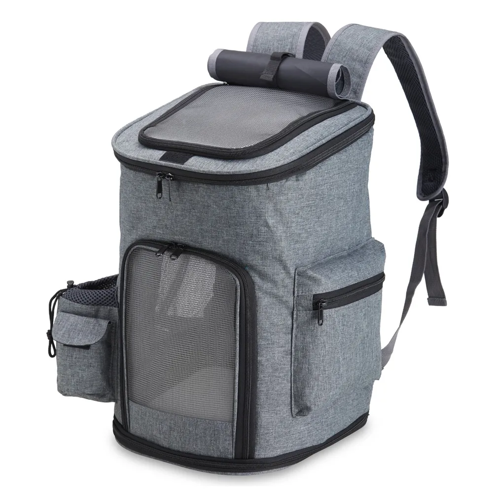[06610006401] Mochila para Transporte de Pets (Cinza 06, 1)