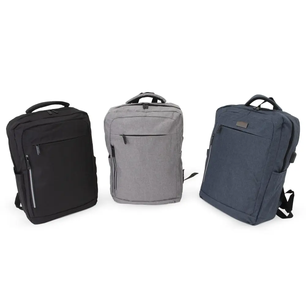 Mochila De Nylon Usb 20L 